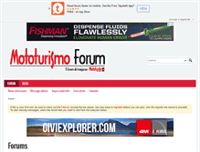 Tablet Screenshot of forum.mototurismo.it